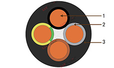 行车卷筒电缆 行车卷筒电缆